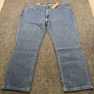 Levis 541 Jeans Mens 48x32 Athletic Taper Stretch Flex Extra Room Blue Denim NWT